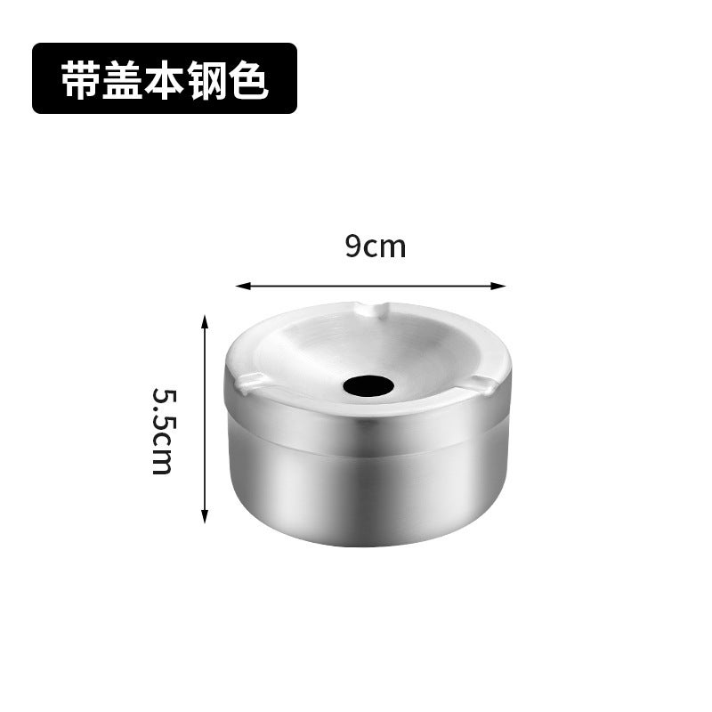 Stainless Steel Ashtray Bar Restaurant El Coffee Shop Milk Tea Shop Logo Home Commercial - Image 1